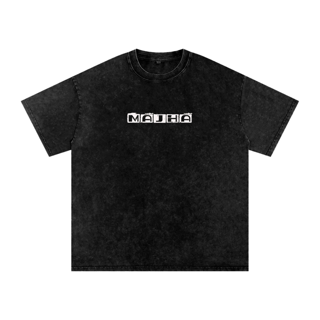 Snow Washed Oversized Majha T-Shirt