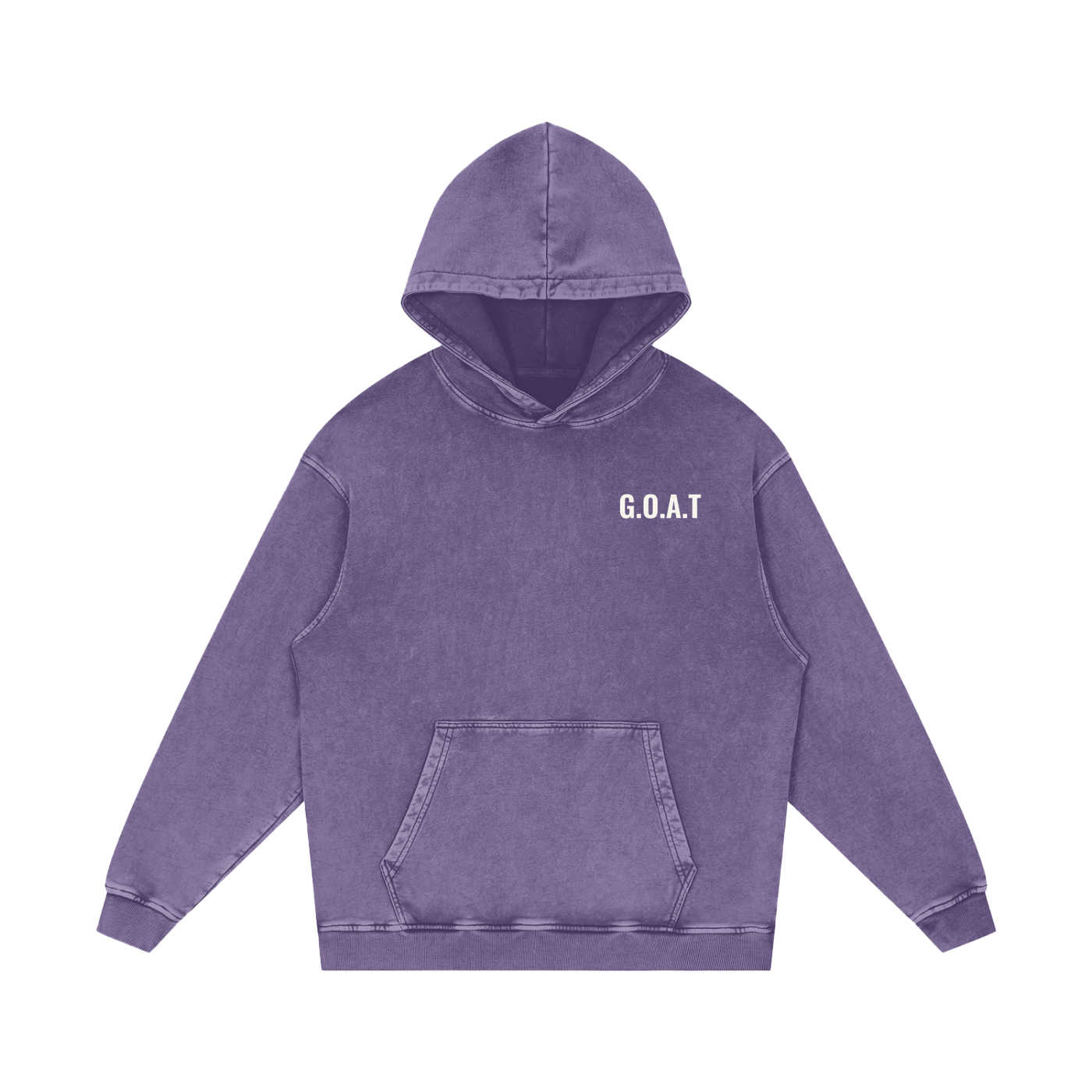 Snow Washed Loose G.O.A.T Hoodie