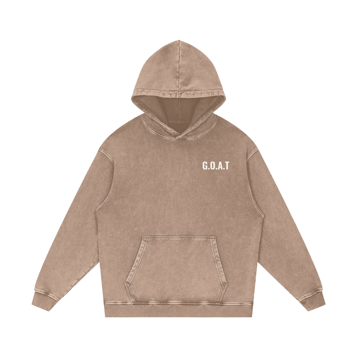 Snow Washed Loose G.O.A.T Hoodie
