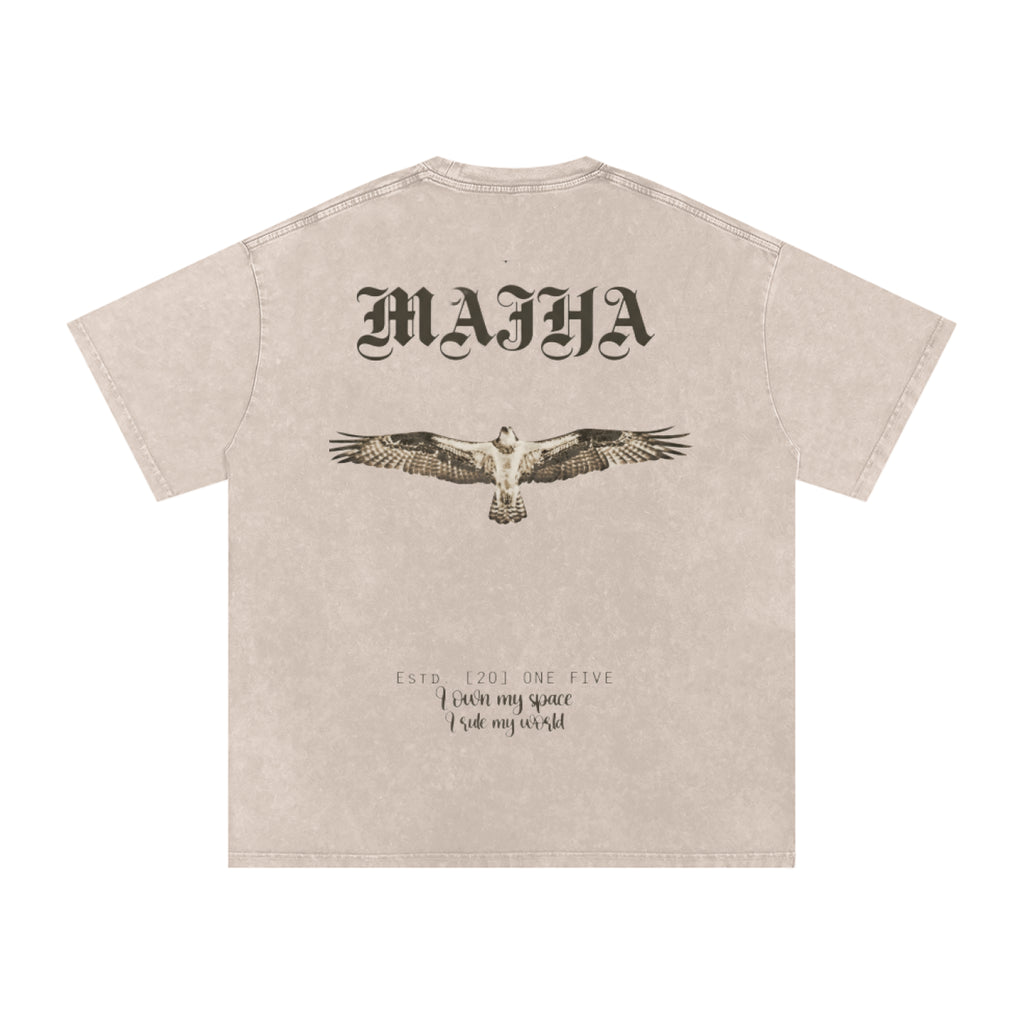 Snow Washed Oversized Majha T-Shirt
