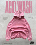 Strawberry MilkShake Acid Wash Hoodie