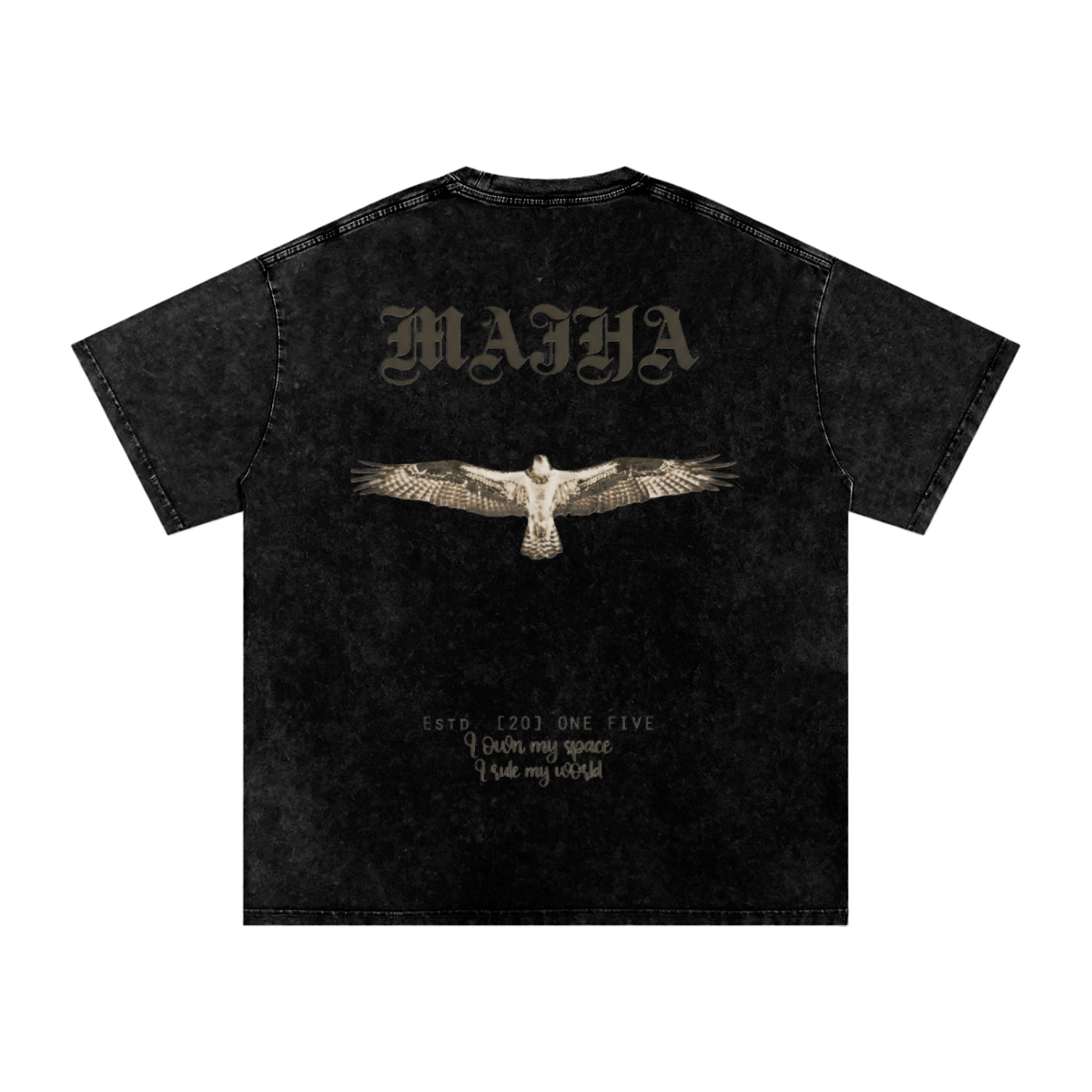 Snow Washed Oversized Majha T-Shirt