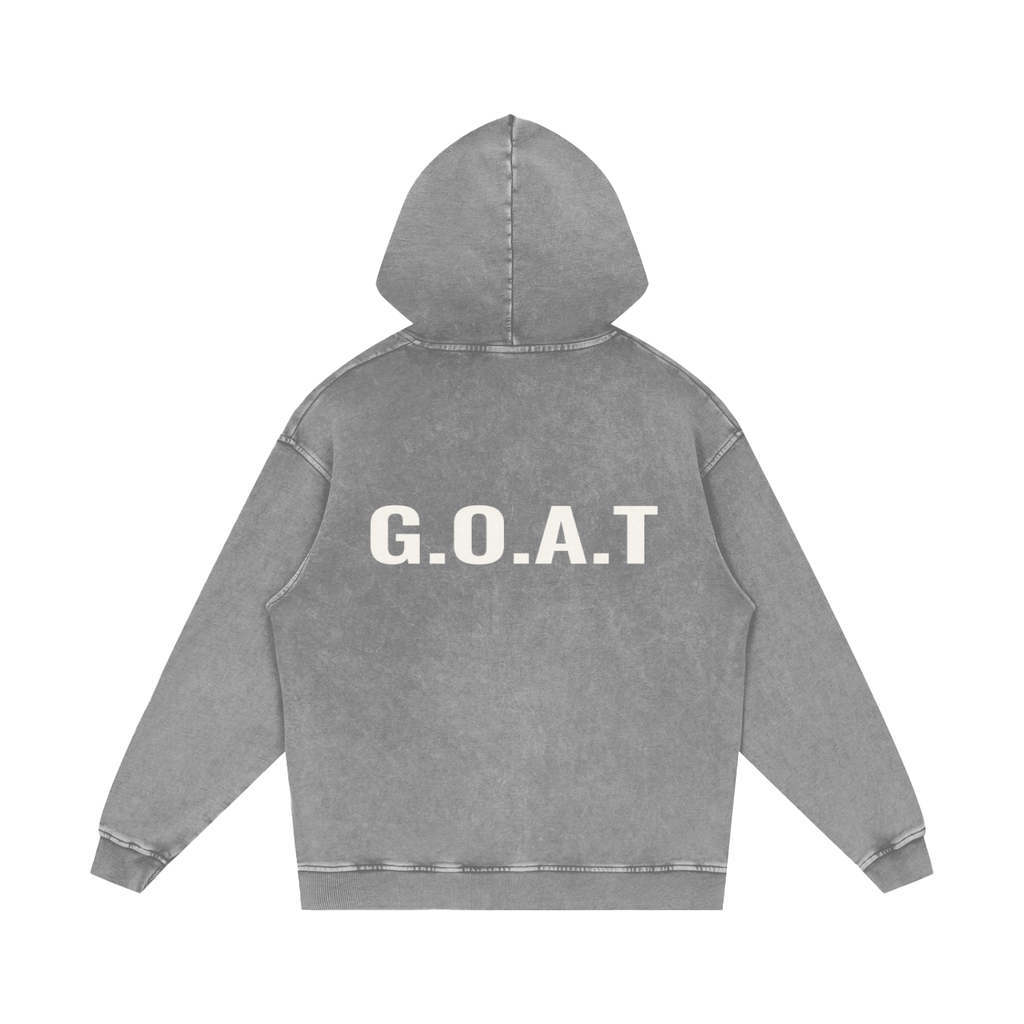 Snow Washed Loose G.O.A.T Hoodie