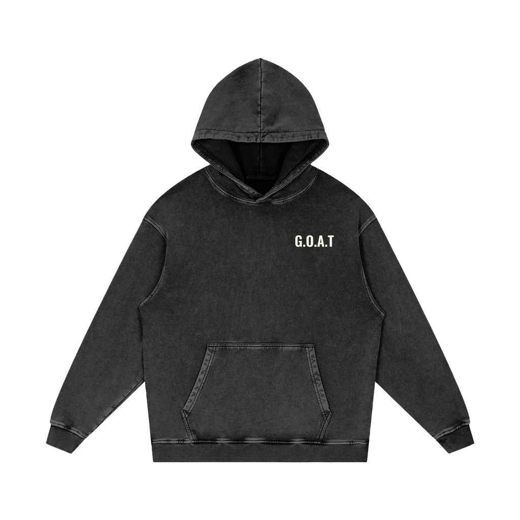 Snow Washed Loose G.O.A.T Hoodie