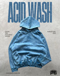 Ocean Tide Acid Wash Hoodie