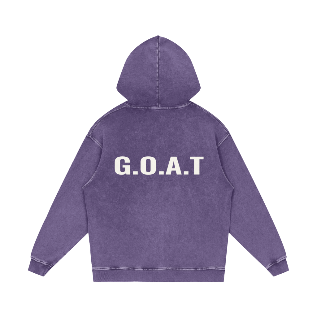 Snow Washed Loose G.O.A.T Hoodie