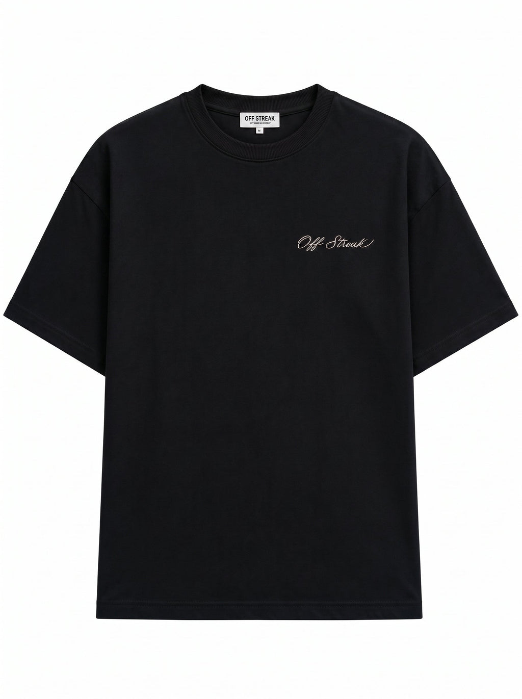 Bonsai & Swallow Oversized Boxy T-Shirt Black