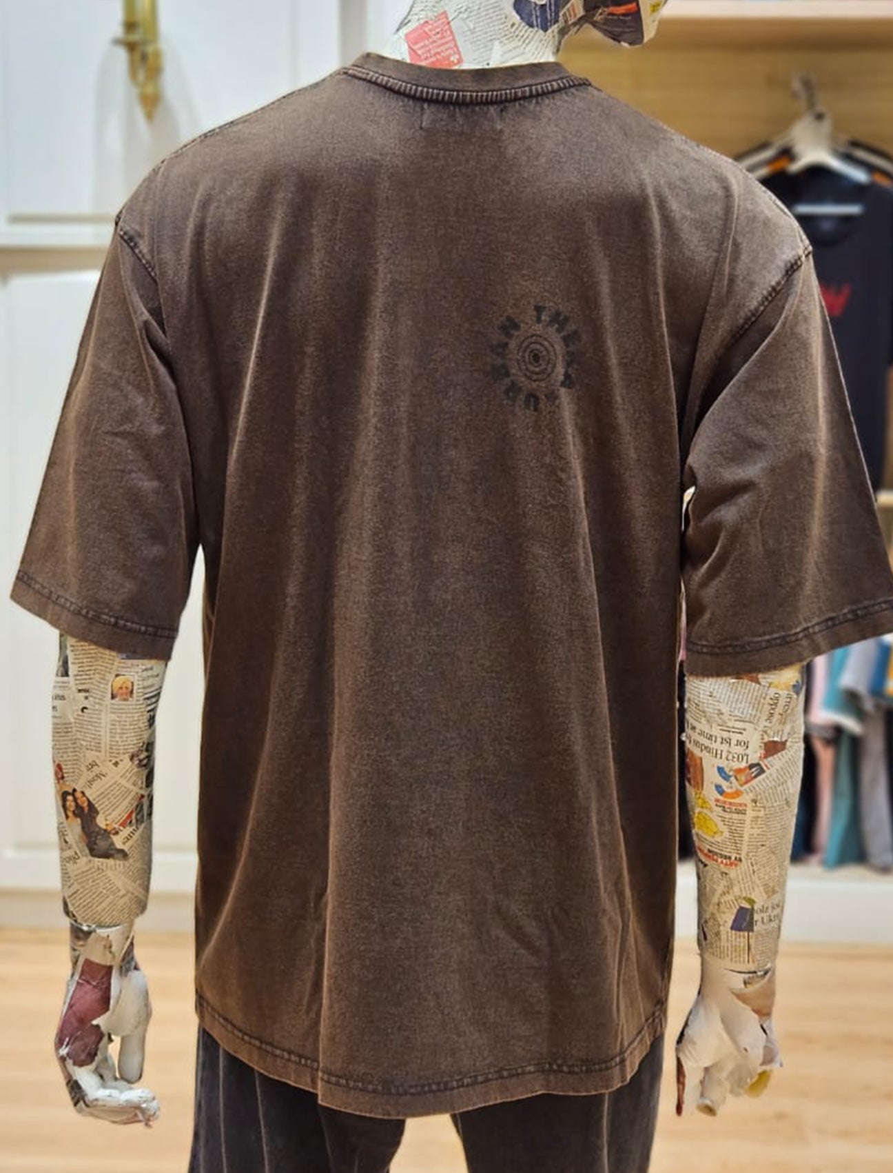Gabru Brown Stonewashed T-shirt