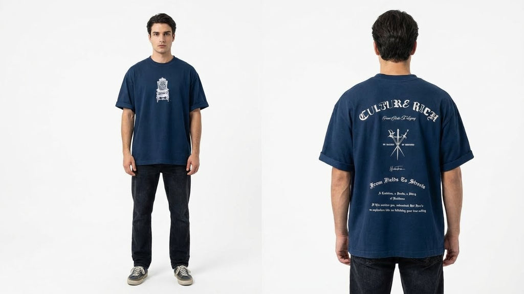 CULTURE RICH - Washed Indigo Tone