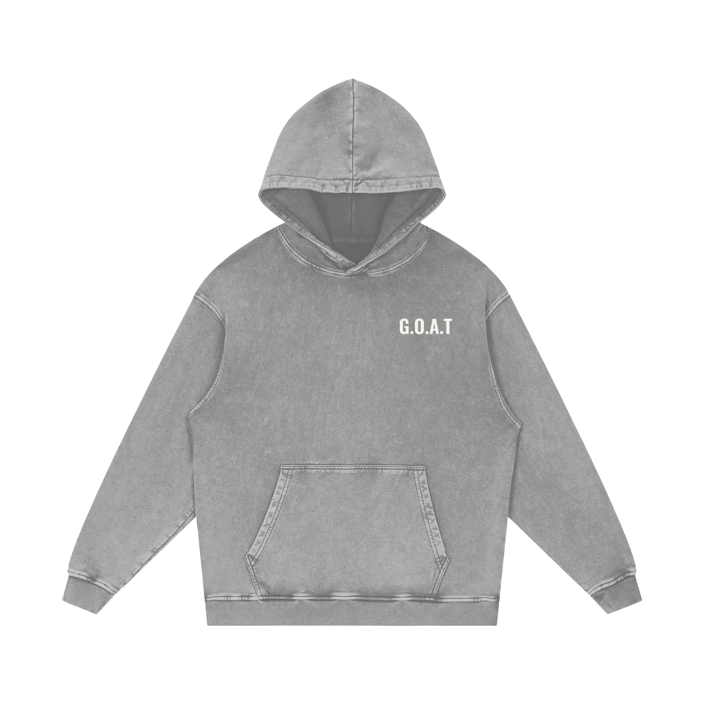 Snow Washed Loose G.O.A.T Hoodie