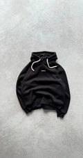 Black : Ye Burger Logo Heavyweight Baggy Hoodie For Men and Women