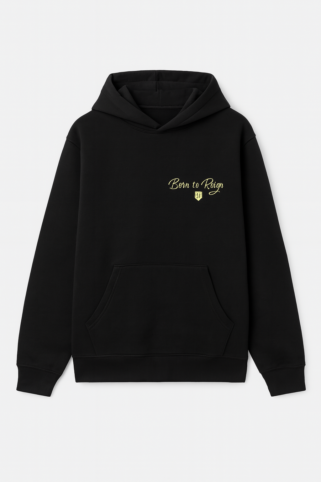 Royal Roots Heavyweight Black Hoodie