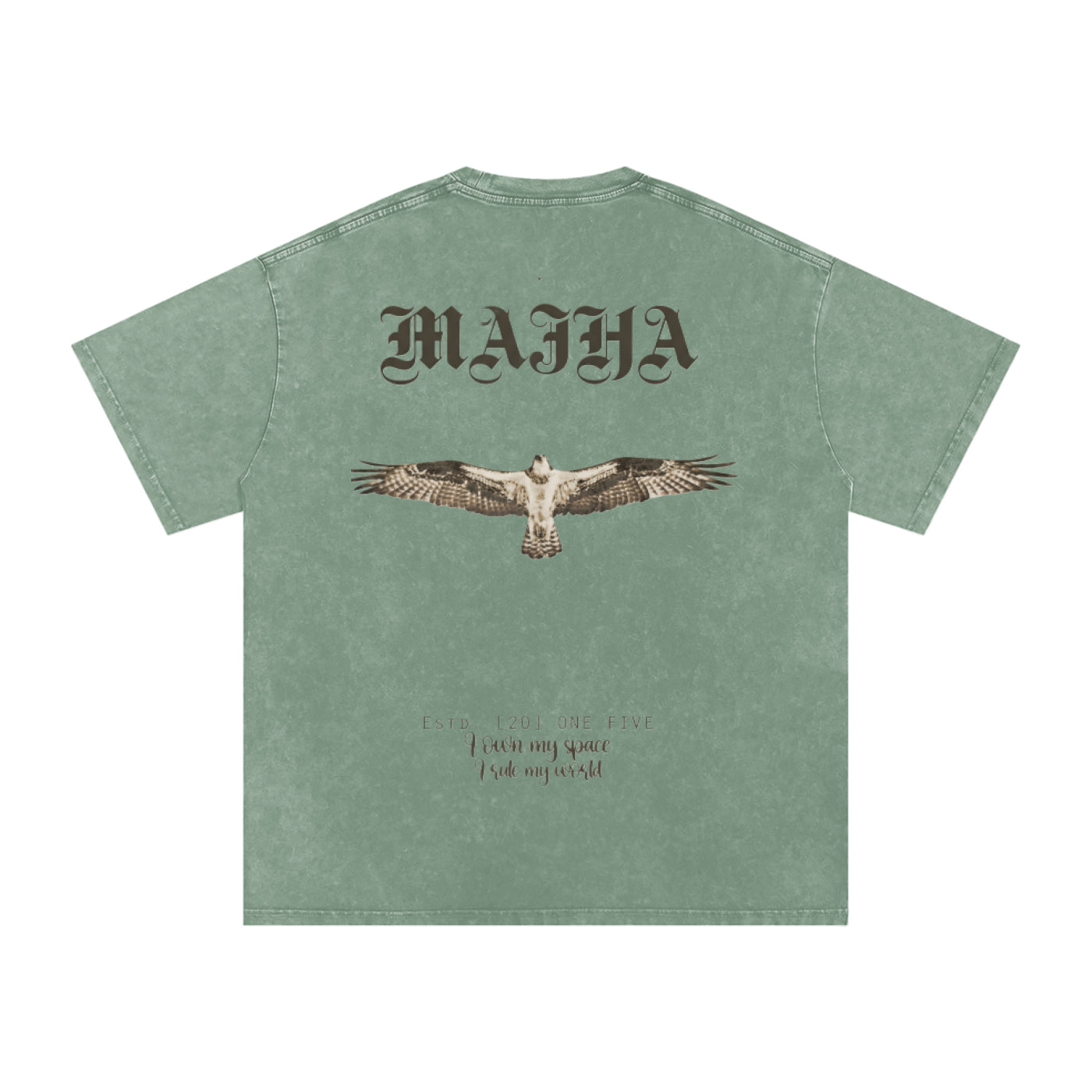 Snow Washed Oversized Majha T-Shirt