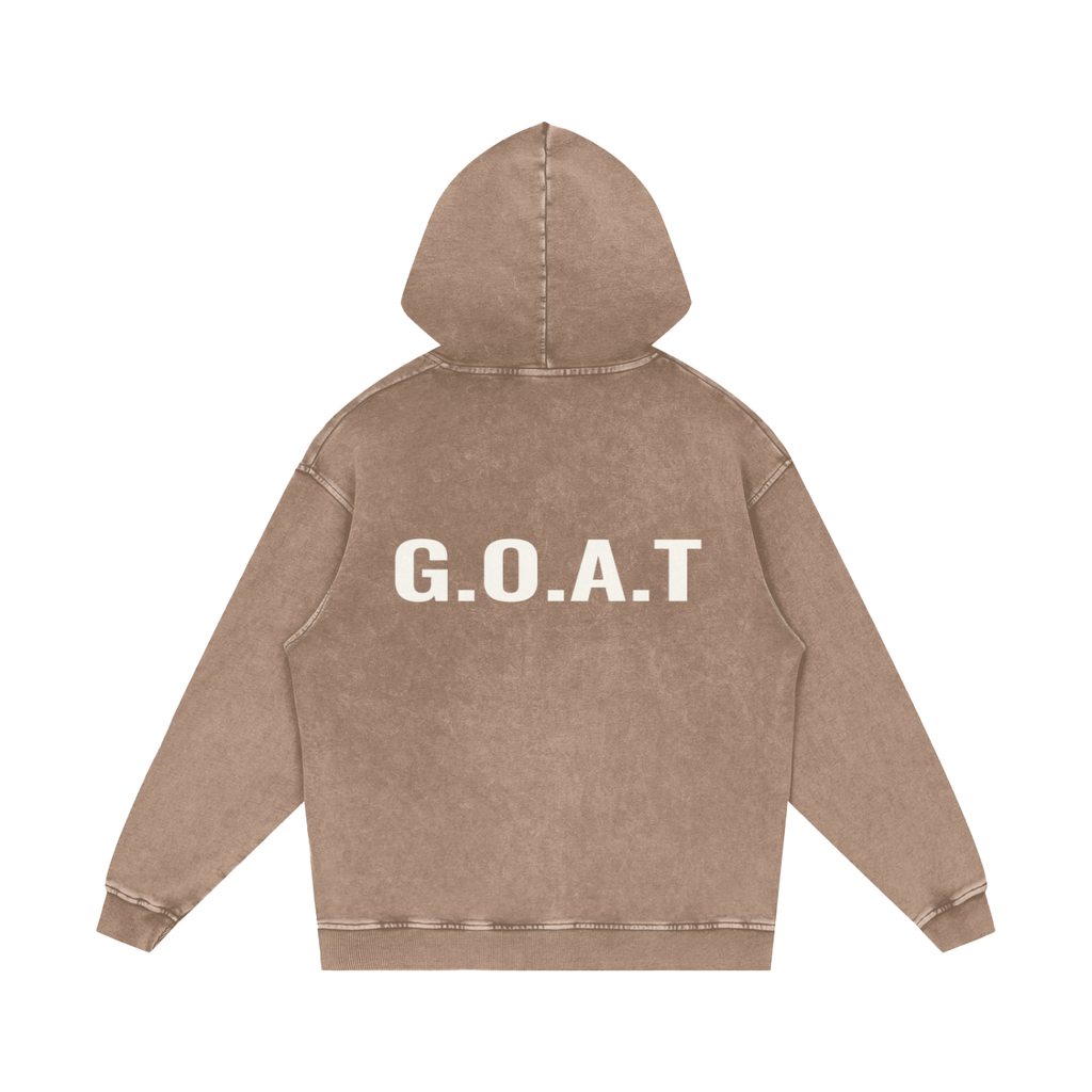 Snow Washed Loose G.O.A.T Hoodie