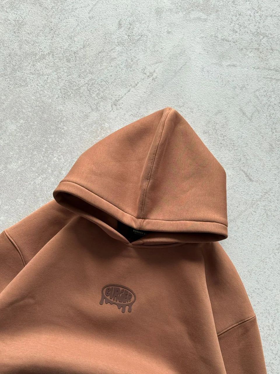 Mocha Mousse : Juicy Logo Heavyweight Baggy Hoodie For Men and Women