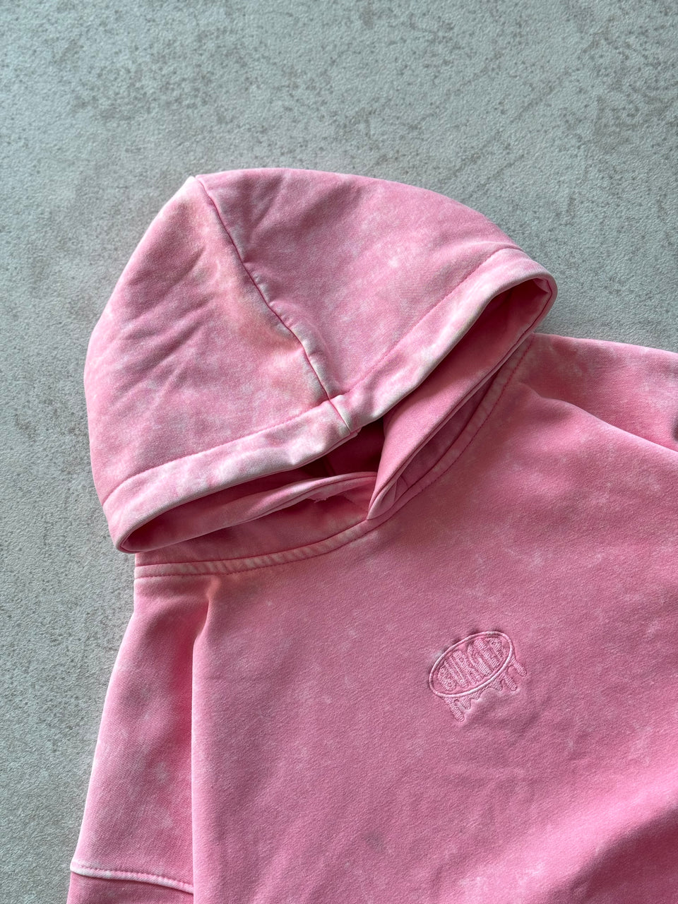 Strawberry MilkShake Acid Wash Hoodie